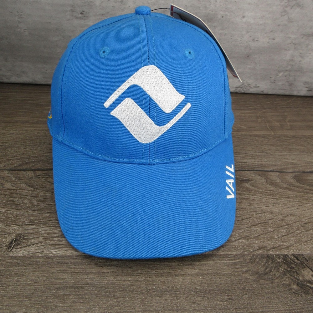 Helly Hansen Vail Hat Cap Mens Strap Back One Size Blue Staff Ski Resort